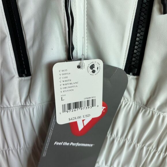 Nwt free people movement All Prepped Ski Jacket white black - Picture 6 of 8